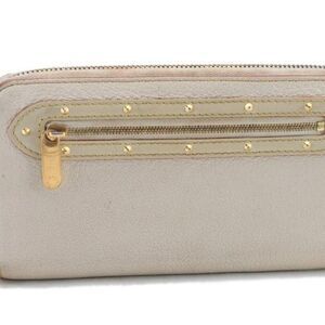 LOUIS VUITTON Suhali Zippy Long Wallet Purse Ivory